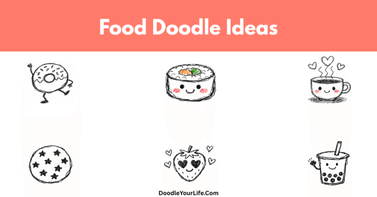 Cute and Easy Food Doodles and Drawing Ideas