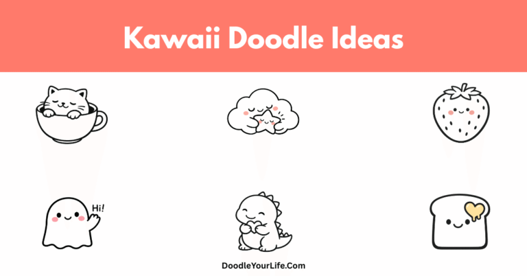 Cute and Easy Kawaii Doodles and Drawing Ideas