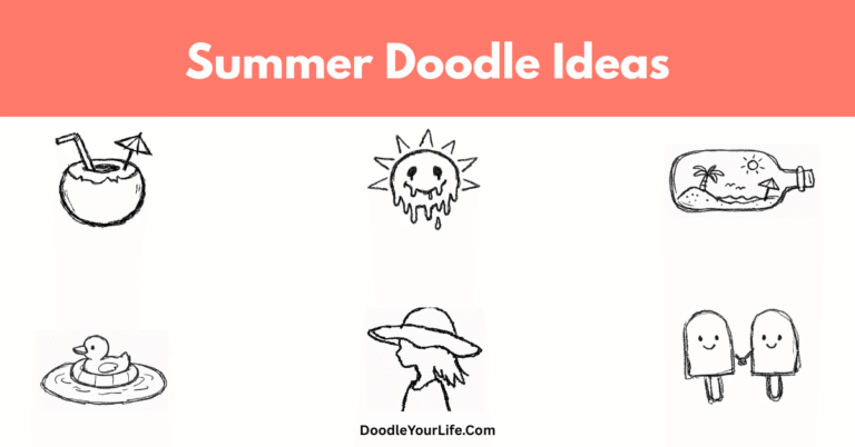 Cute and Easy Summer Doodles and Drawing Ideas