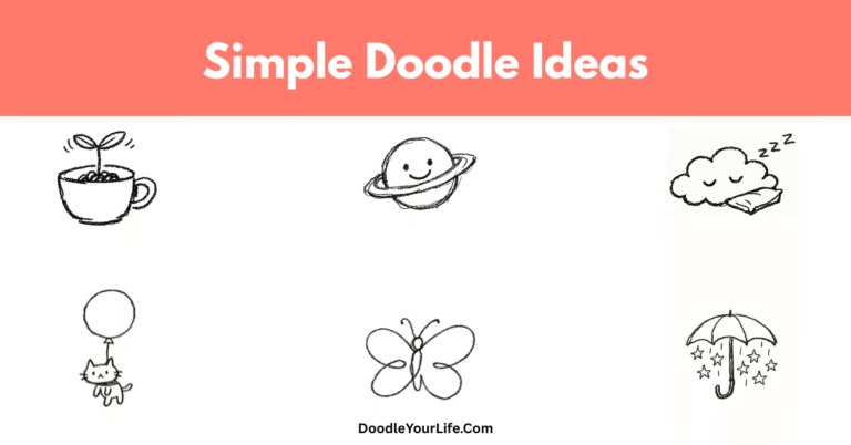 Cute and Easy Simple Doodles and Drawing Ideas