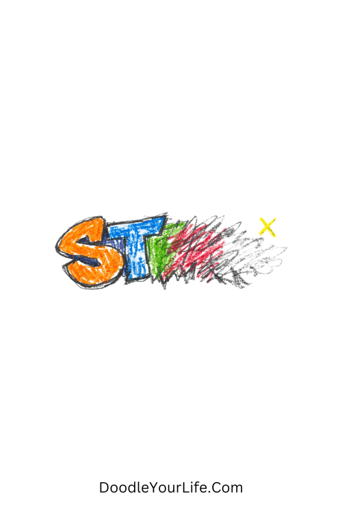 A doodle of a partially faded scratched tag, graffiti doodle png download