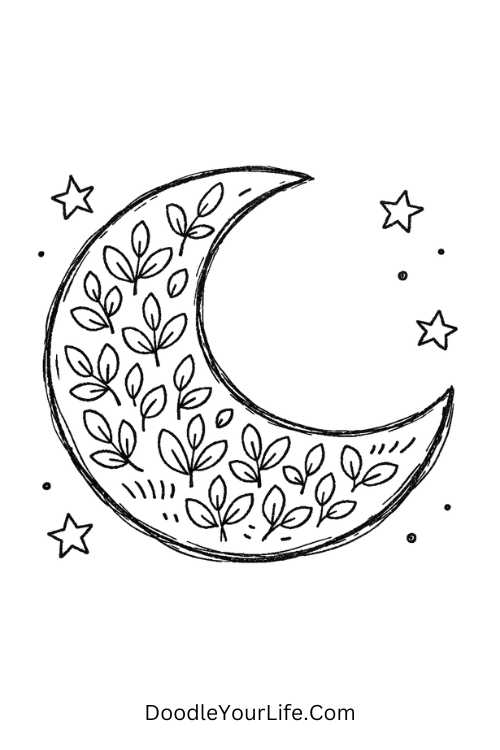 Crescent Garden Doodle 1