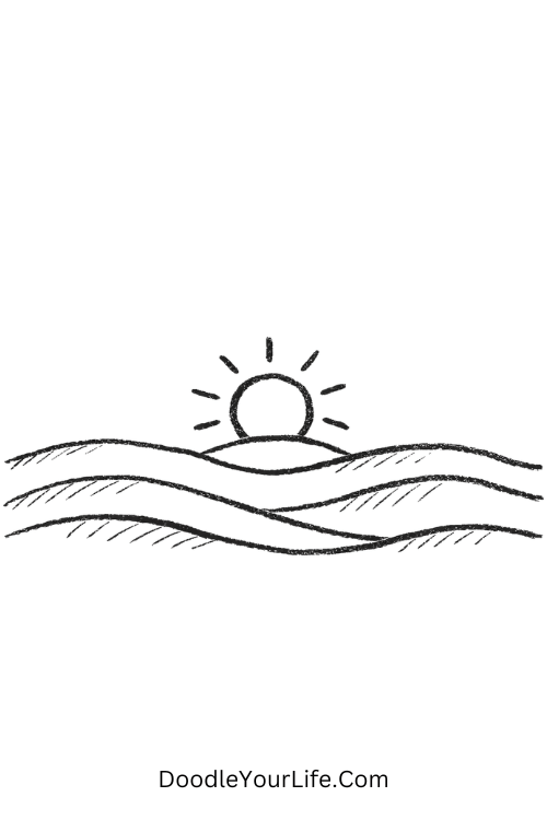 Desert Zen Sun Doodle