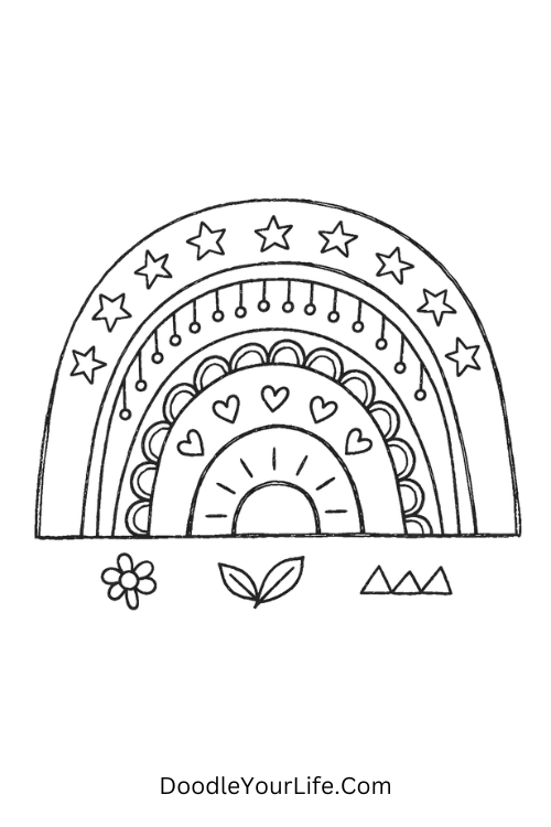 Sacred Arch Lines Doodle 1
