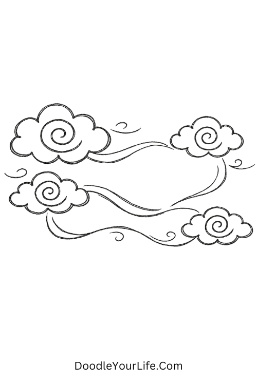 Spiral Cloud Drift Doodle